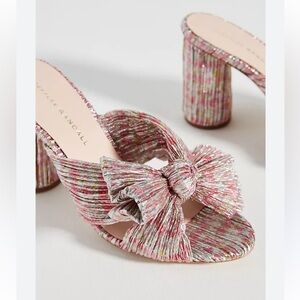 Loeffler Randall Emilia Sandal in floral pink
